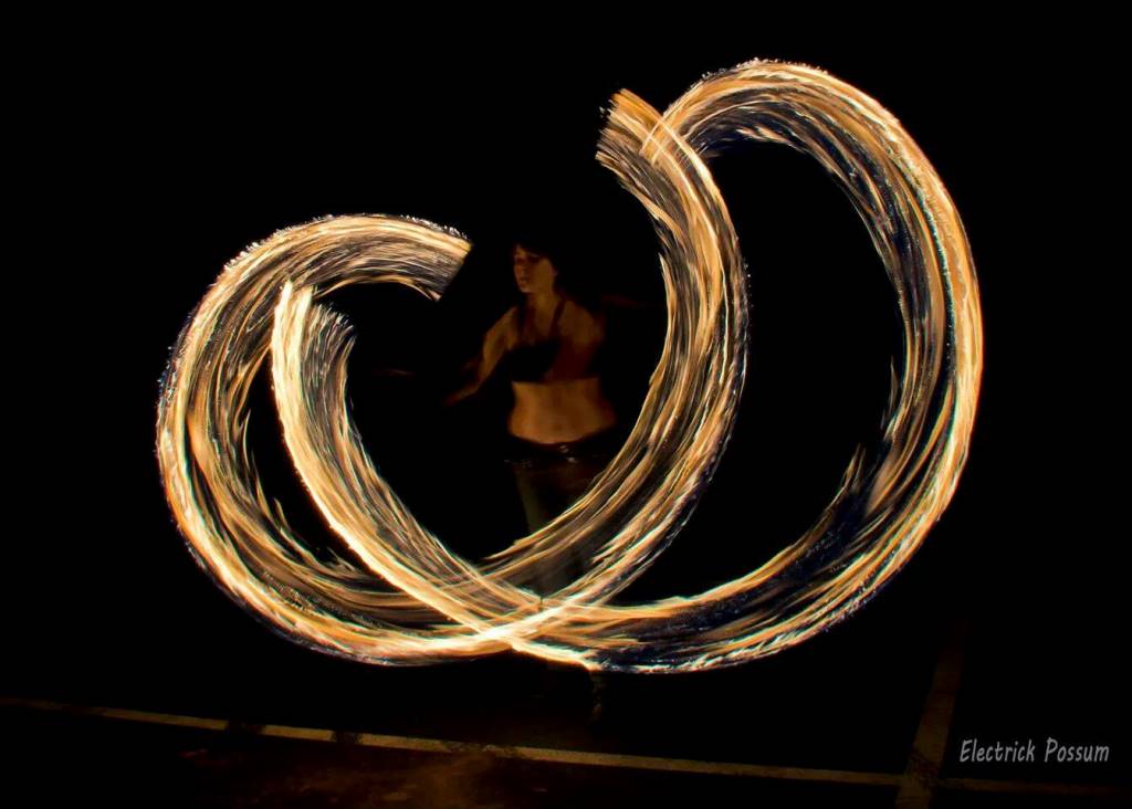 Jessica Forrest posted this photo of fire twirling. Jessica Forrest posted this photo of fire twirling.