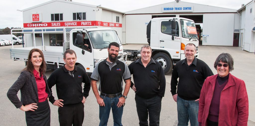 The Bendigo Truck Centre management team. Photo Contributed The Bendigo Truck Centre management team. Photo Contributed