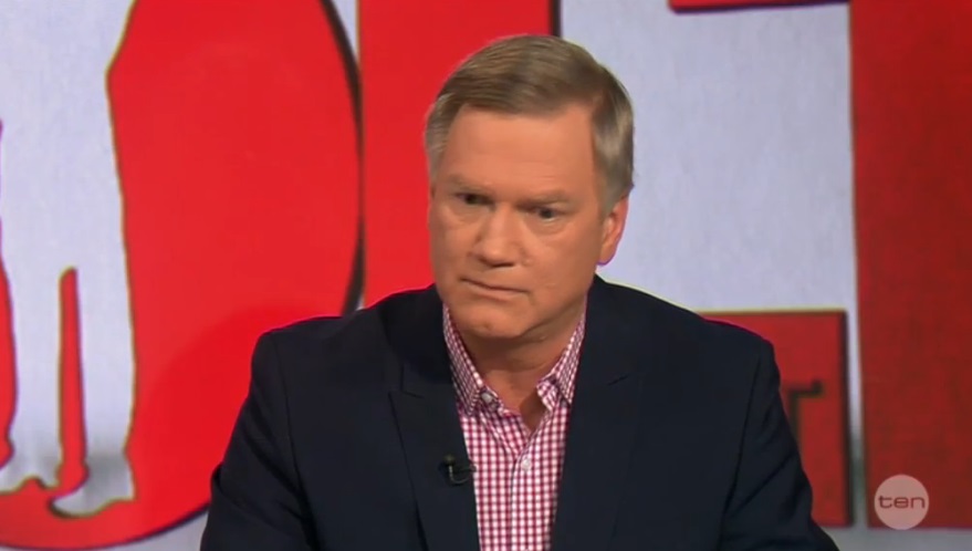 Andrew Bolt's reaction after being described as a racist by former Labor Minister Dr Craig Emerson Andrew Bolt's reaction after being described as a racist by former Labor Minister Dr Craig Emerson
