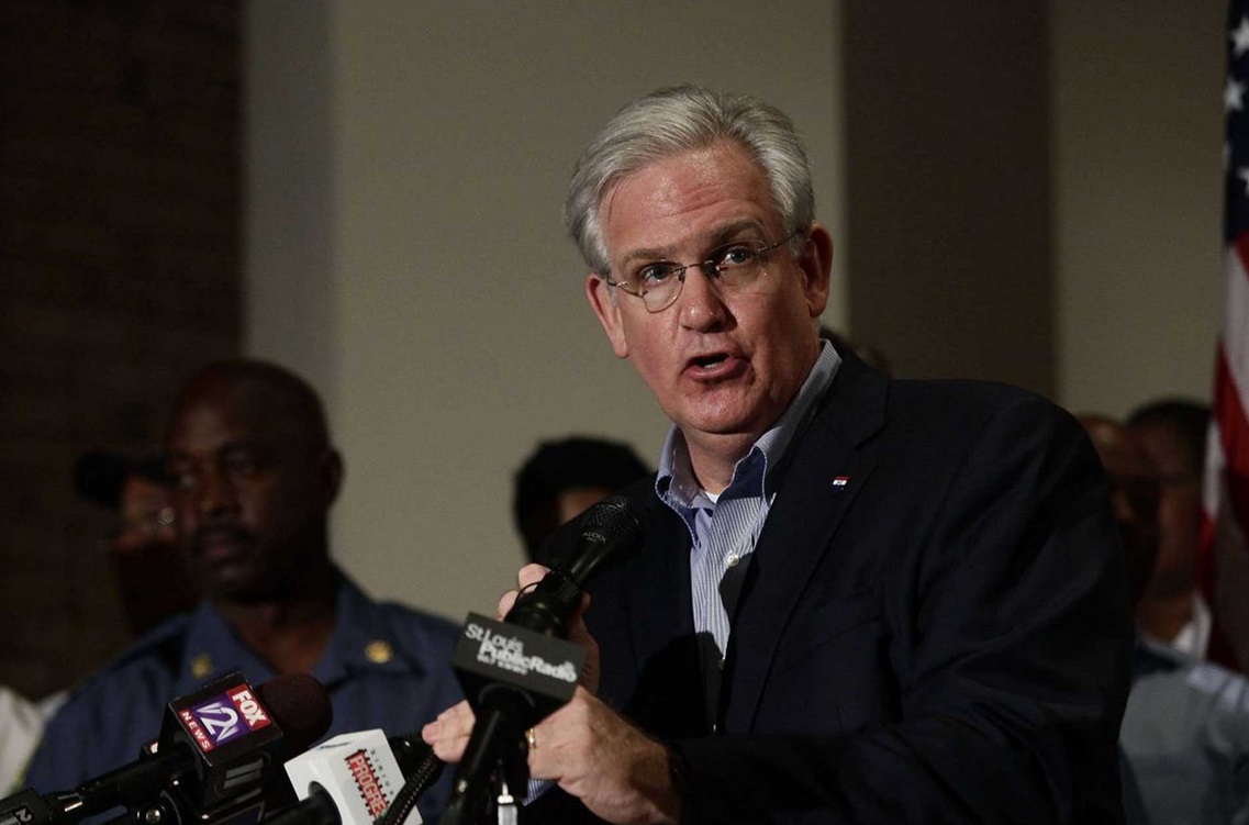 Missouri Governor Jay Nixon holds a news conference on the shooting Missouri Governor Jay Nixon holds a news conference on the shooting
