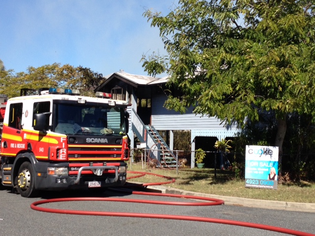 The house that caught on fire this afternoon on the corner of Nicholson St and Gladstone Rd. The house that caught on fire this afternoon on the corner of Nicholson St and Gladstone Rd.