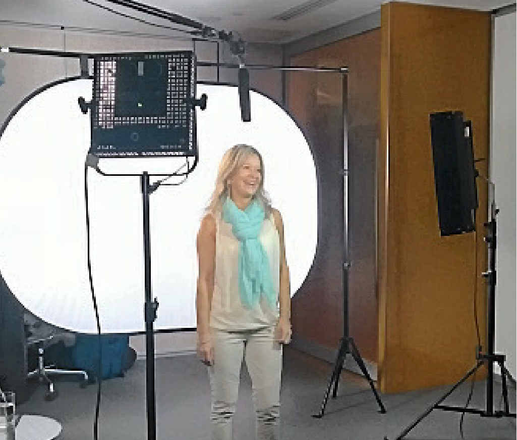 RECOGNISED NATIONALLY: Property and Development Law CEO Mel Cox being filmed in Sydney for her finalist interview. RECOGNISED NATIONALLY: Property and Development Law CEO Mel Cox being filmed in Sydney for her finalist interview.
