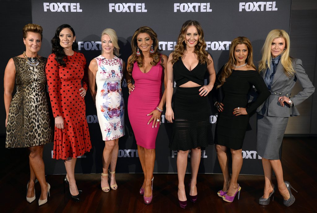 THEY'RE BACK: The Real Housewives of Melbourne cast include original members Chyka Keebaugh (left), Lydia Schiavello, Janet Roach, Janet Roach and Jackie Gillies and they will be joined by new members Pettifleur Berenger and Gamble Breaux. Andrea Moss will not return. THEY'RE BACK: The Real Housewives of Melbourne cast include original members Chyka Keebaugh (left), Lydia Schiavello, Janet Roach, Janet Roach and Jackie Gillies and they will be joined by new members Pettifleur Berenger and Gamble Breaux. Andrea Moss will not return.