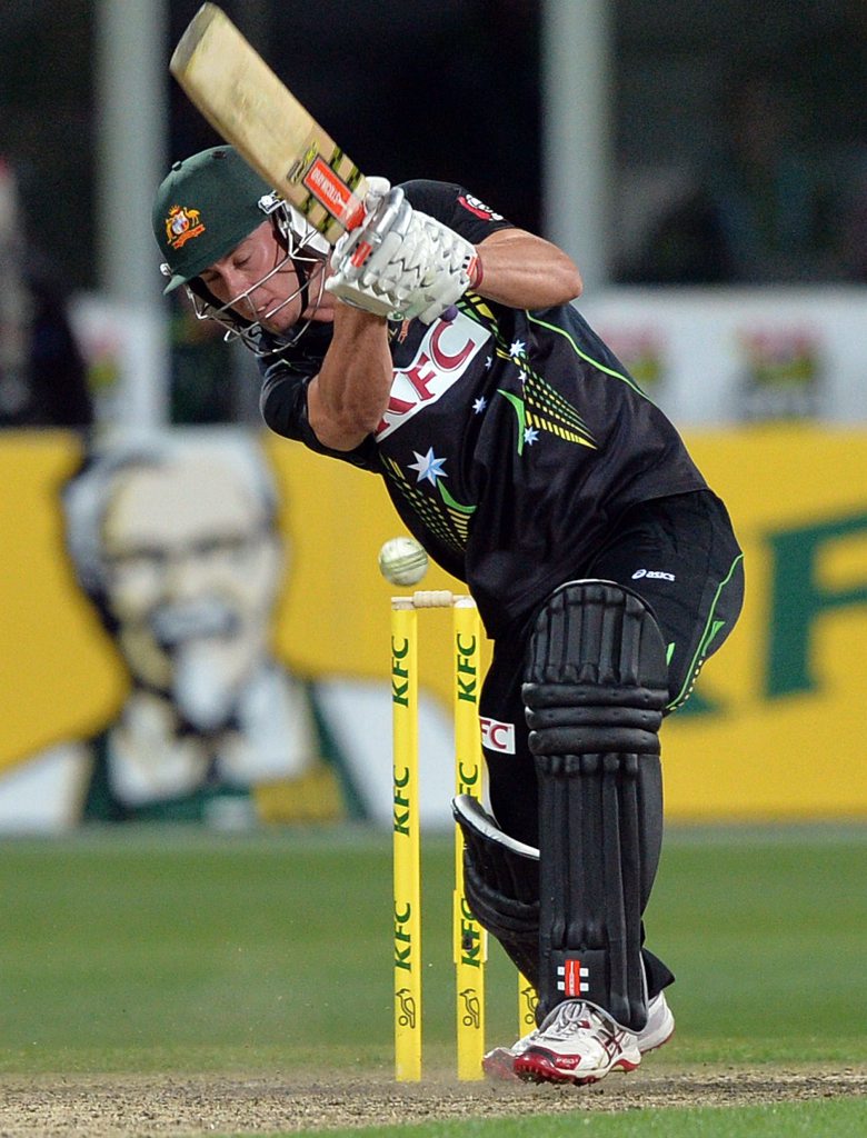 Australia's batsman Chris Lynn plays a shot against England during the first cricket T20 international series match in Hobart on January 29, 2014. AFP PHOTO / Saeed KHAN IMAGE RESTRICTED TO EDITORIAL USE - STRICTLY NO COMMERCIAL USE Australia's batsman Chris Lynn plays a shot against England during the first cricket T20 international series match in Hobart on January 29, 2014. AFP PHOTO / Saeed KHAN IMAGE RESTRICTED TO EDITORIAL USE - STRICTLY NO COMMERCIAL USE