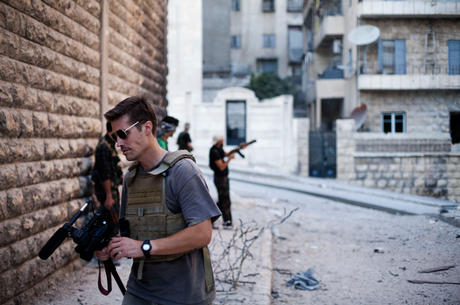 James Foley in Syria, 2012 James Foley in Syria, 2012
