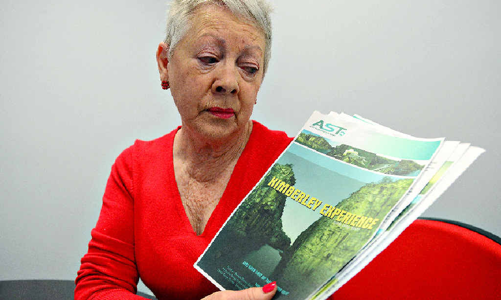 RIPPED OFF: Judy Hayhoe is one of five Bundaberg ladies that have had their travel holiday to the Kimberleys cancelled. RIPPED OFF: Judy Hayhoe is one of five Bundaberg ladies that have had their travel holiday to the Kimberleys cancelled.
