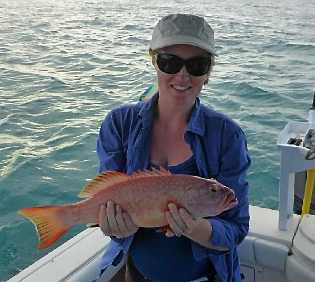 Elise Wilson with a nice trout caught recently. Elise Wilson with a nice trout caught recently.