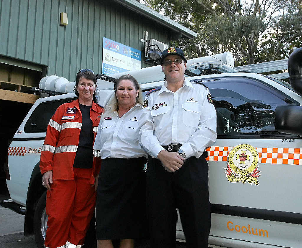 STEP UP: Sandra Mitchell, Shelley Foxwell and Brett Mitchell want more volunteers to join the SES. STEP UP: Sandra Mitchell, Shelley Foxwell and Brett Mitchell want more volunteers to join the SES.