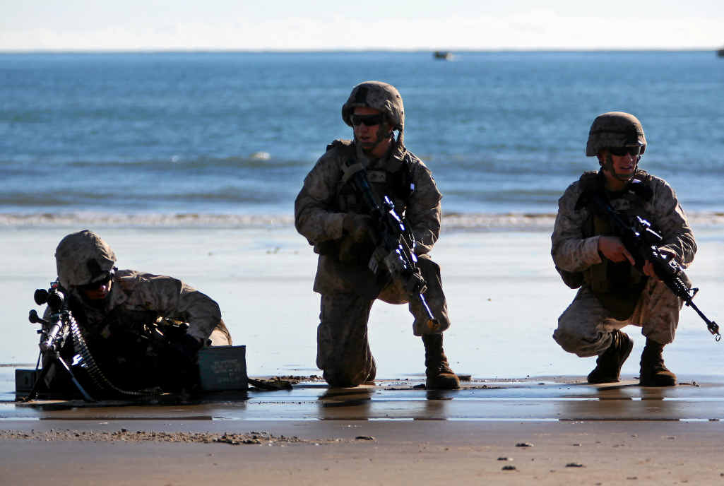 REGIONAL BOOST: The 31st MEU land at Shoalwater Bay. Premier Campbell Newman wants the Australian Defence Force to set up a permanent base in our region. REGIONAL BOOST: The 31st MEU land at Shoalwater Bay. Premier Campbell Newman wants the Australian Defence Force to set up a permanent base in our region.