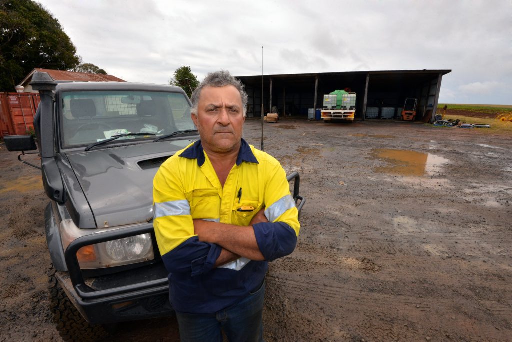 ROAD RAGE: Childers based farmer Tony Russo is fed up with the amount of backpacker related car crashes on the roads. ROAD RAGE: Childers based farmer Tony Russo is fed up with the amount of backpacker related car crashes on the roads.