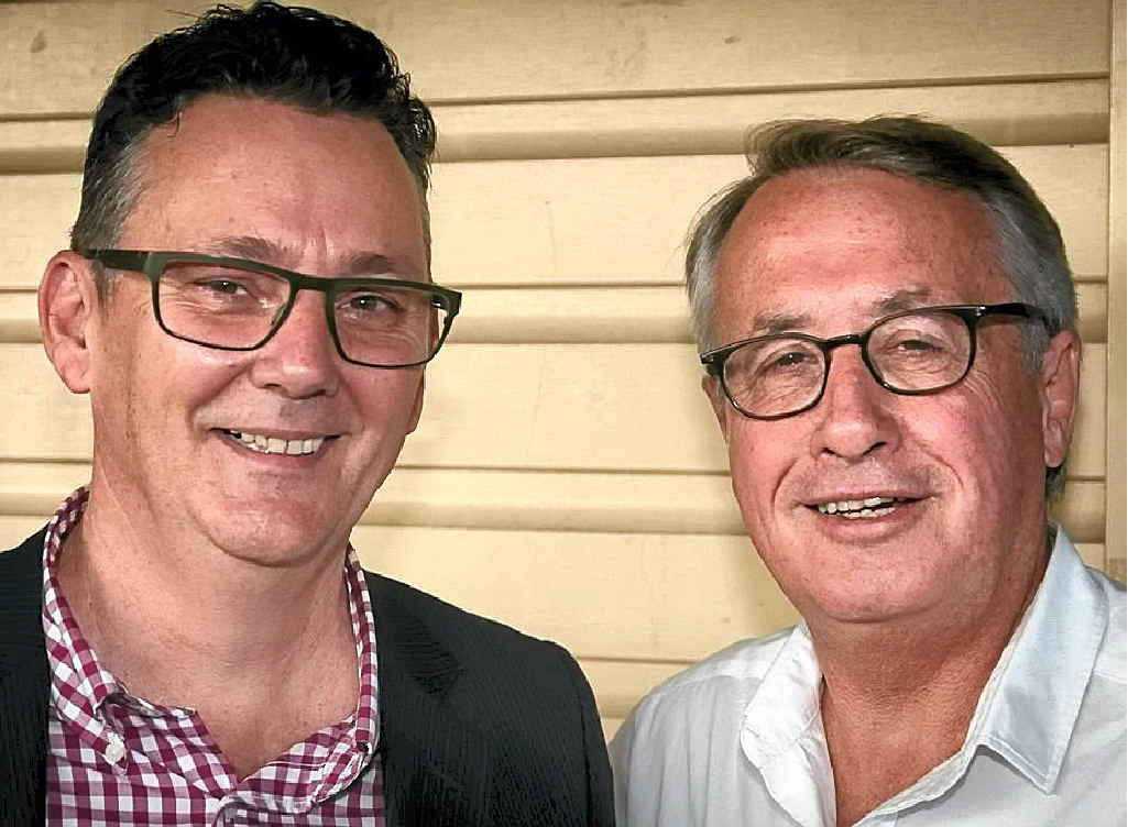 LABOR MATES: Paul Spooner and Wayne Swan. LABOR MATES: Paul Spooner and Wayne Swan.