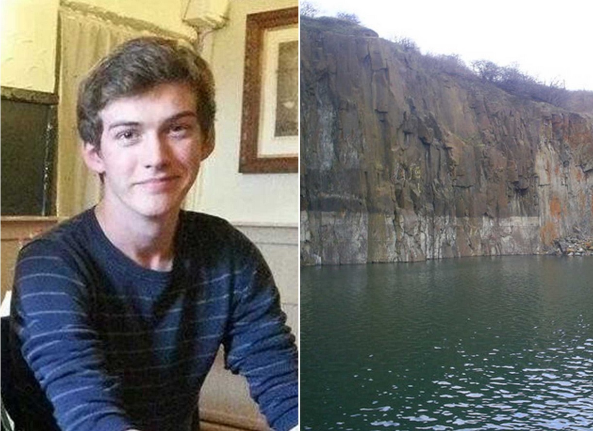Scottish 18-year-old Cameron Lancaster is believed to have taken part in the ALS challenge before jumping into the disused Prestonhill Quarry and drowning Scottish 18-year-old Cameron Lancaster is believed to have taken part in the ALS challenge before jumping into the disused Prestonhill Quarry and drowning