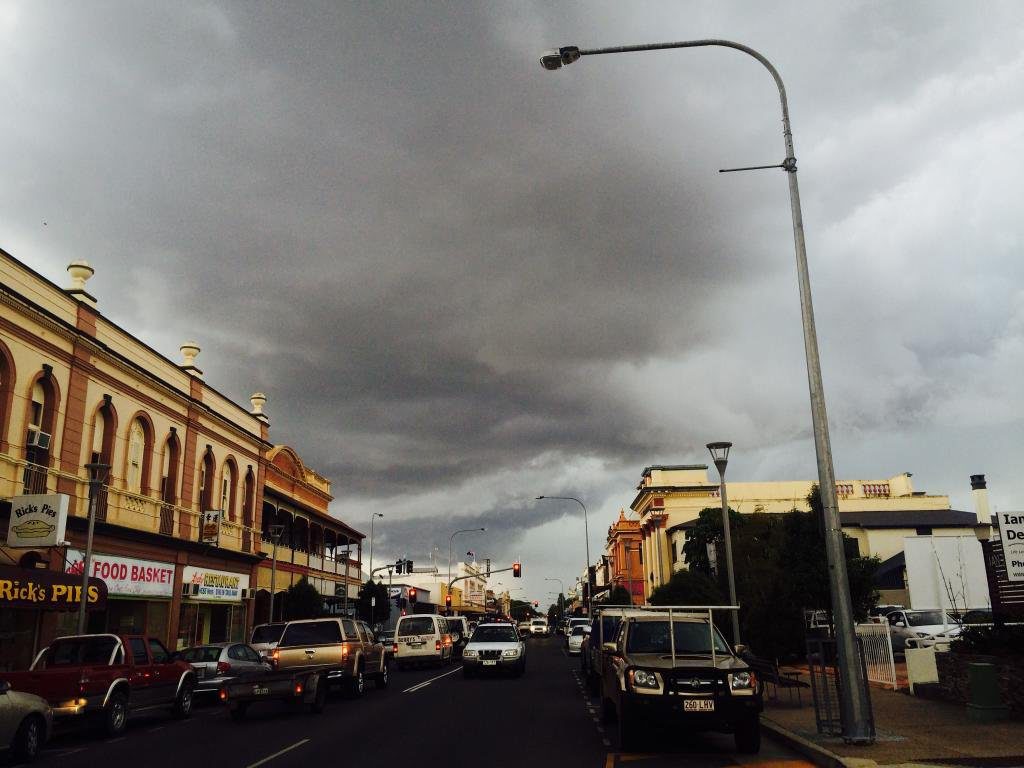 Hail hits Maryborough during storm Fraser Coast Chronicle