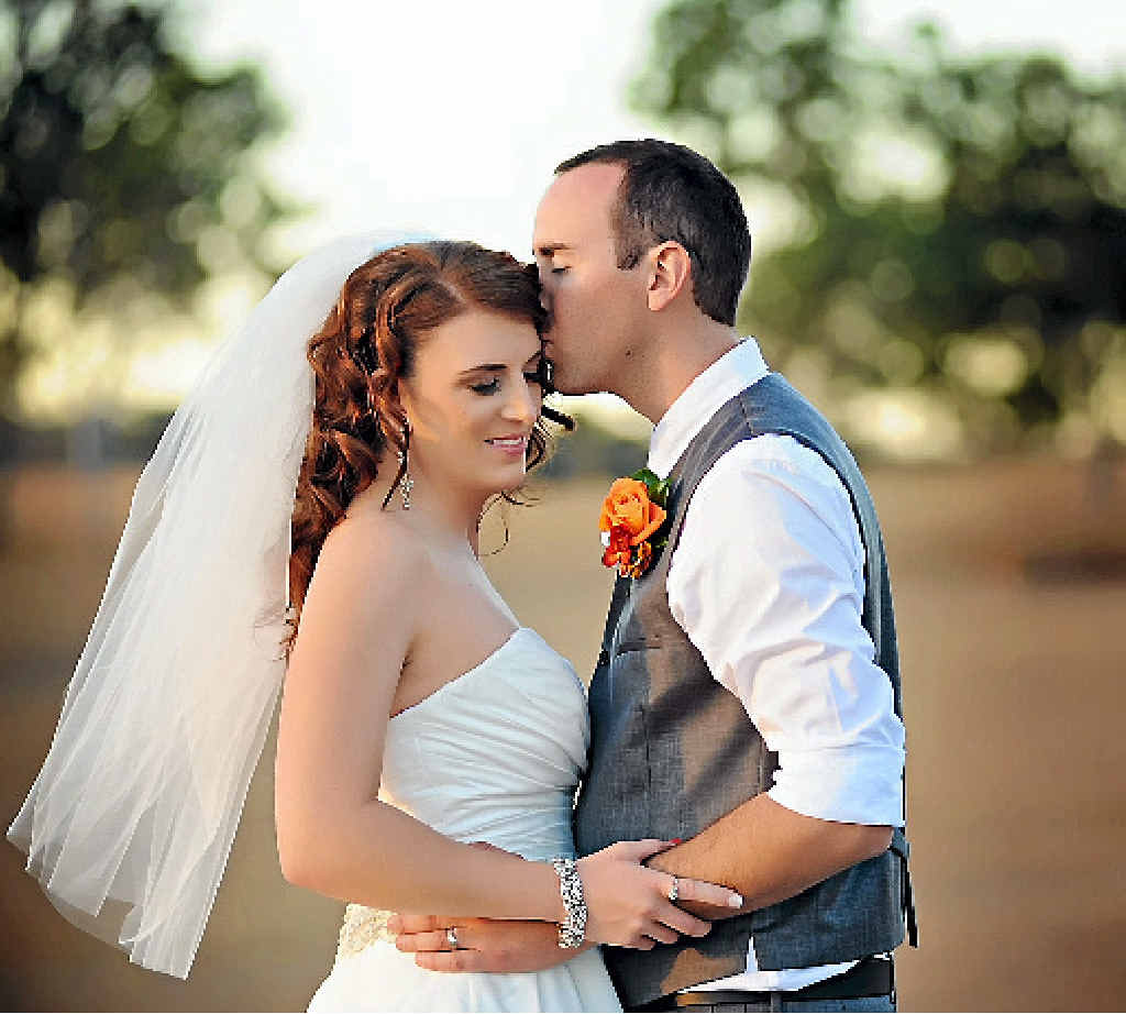 WEDDED BLISS: Kristy and Daniel were married in a stunning ceremony on August 9 in front of family and friends. WEDDED BLISS: Kristy and Daniel were married in a stunning ceremony on August 9 in front of family and friends.