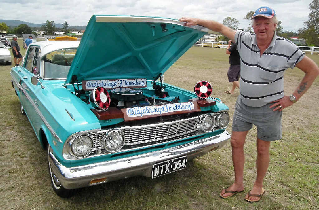 HELPING OUT: Trevor Knust, of Coalstoun Lakes, showed his pride and joy at last year’s Ruff ‘n’ Tuff Car Club show and swap meet at Biggenden. HELPING OUT: Trevor Knust, of Coalstoun Lakes, showed his pride and joy at last year’s Ruff ‘n’ Tuff Car Club show and swap meet at Biggenden.