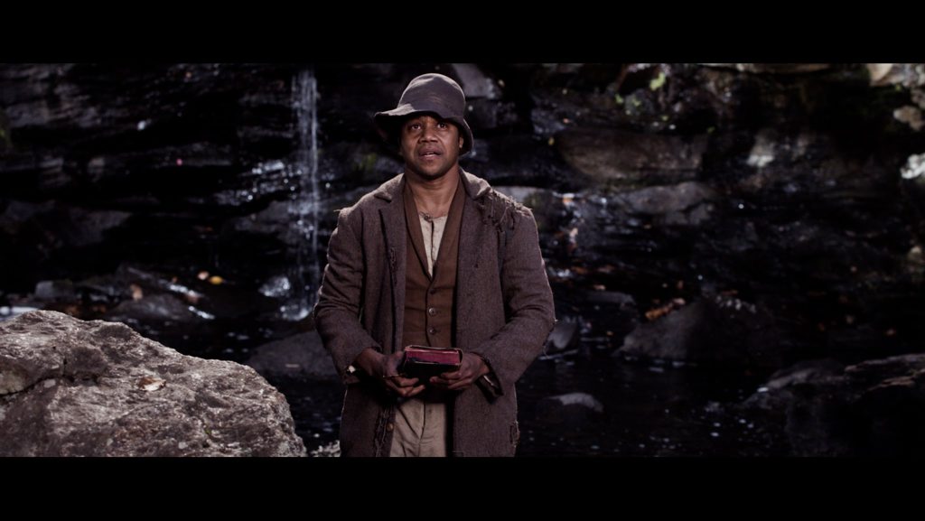 Cuba Gooding Jr in a scene from the movie Freedom. 