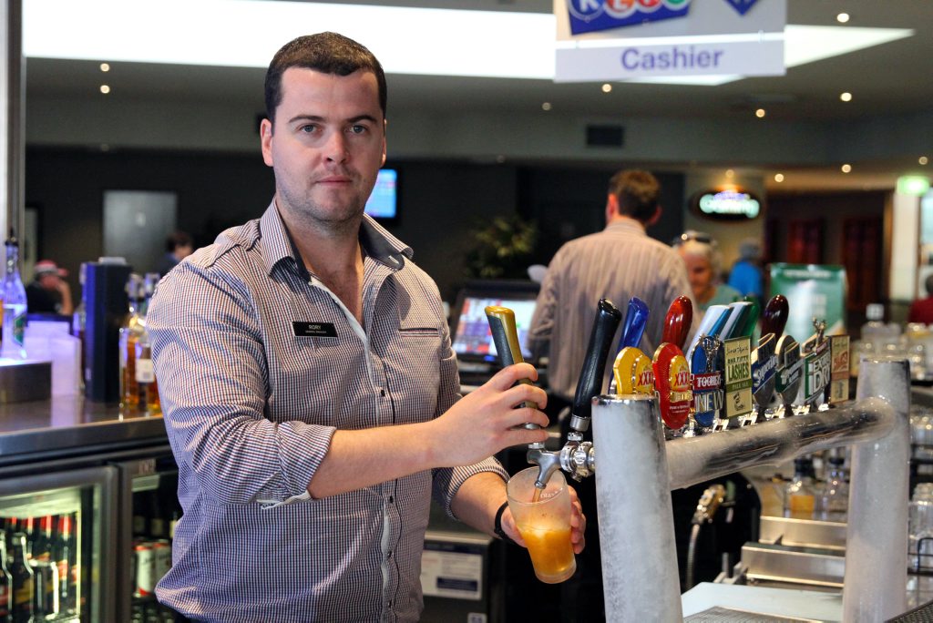 RESPONSIBLE DRINKING: Sugarland Tavern general manager Rory O'Connor fully supports the Safe Night Out Strategy that passed through Queensland Parliament during the week. Photo: Zach Hogg / NewsMail RESPONSIBLE DRINKING: Sugarland Tavern general manager Rory O'Connor fully supports the Safe Night Out Strategy that passed through Queensland Parliament during the week. Photo: Zach Hogg / NewsMail