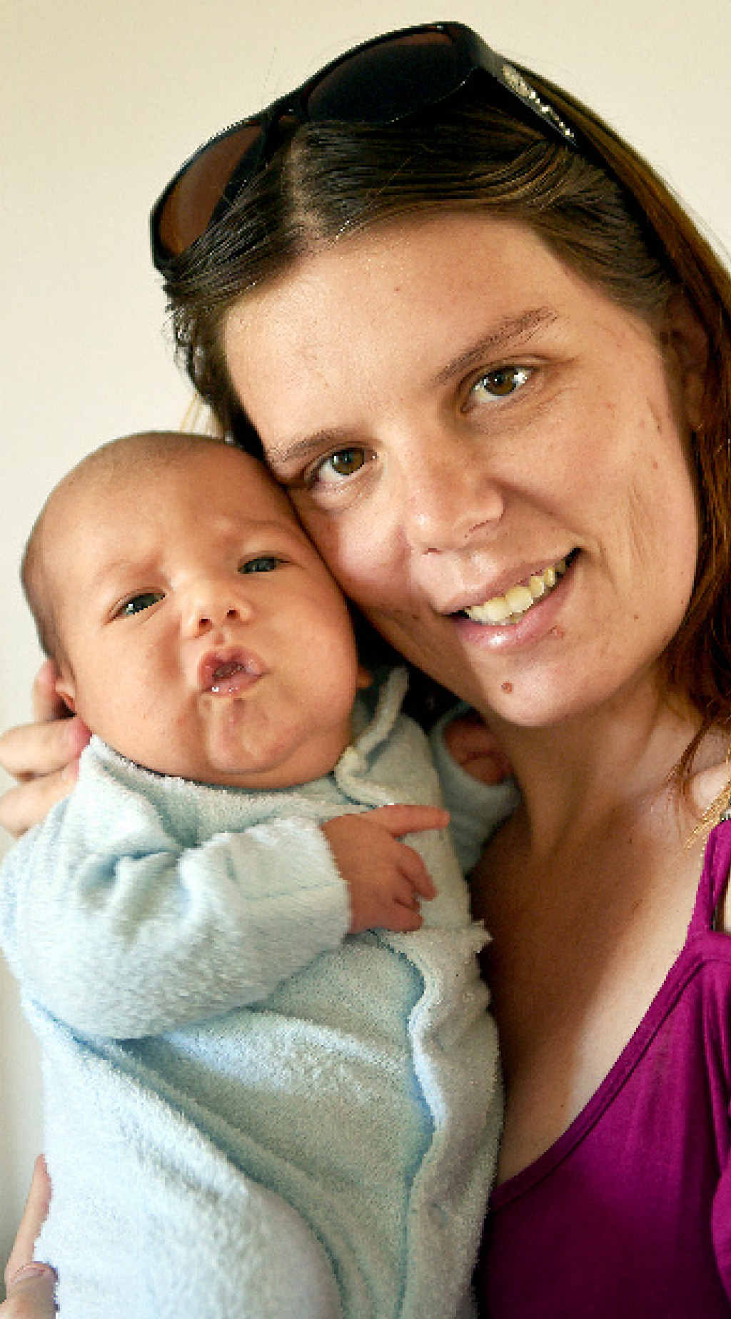 Jodie Tangikara with new son Kaiden. Jodie Tangikara with new son Kaiden.