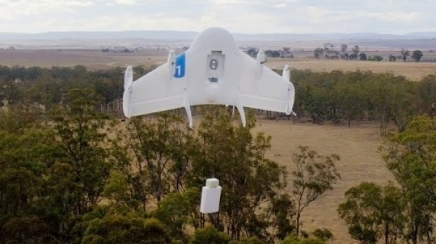 A craft operated as part of Project Wing, being tested on the Darling Downs A craft operated as part of Project Wing, being tested on the Darling Downs