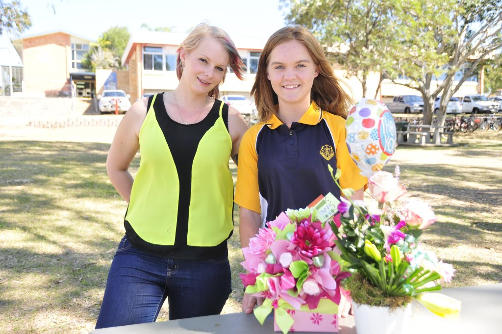 Chloe Sawyer and Gladstone High School student Madyson Goggi, 15. Chloe Sawyer and Gladstone High School student Madyson Goggi, 15.