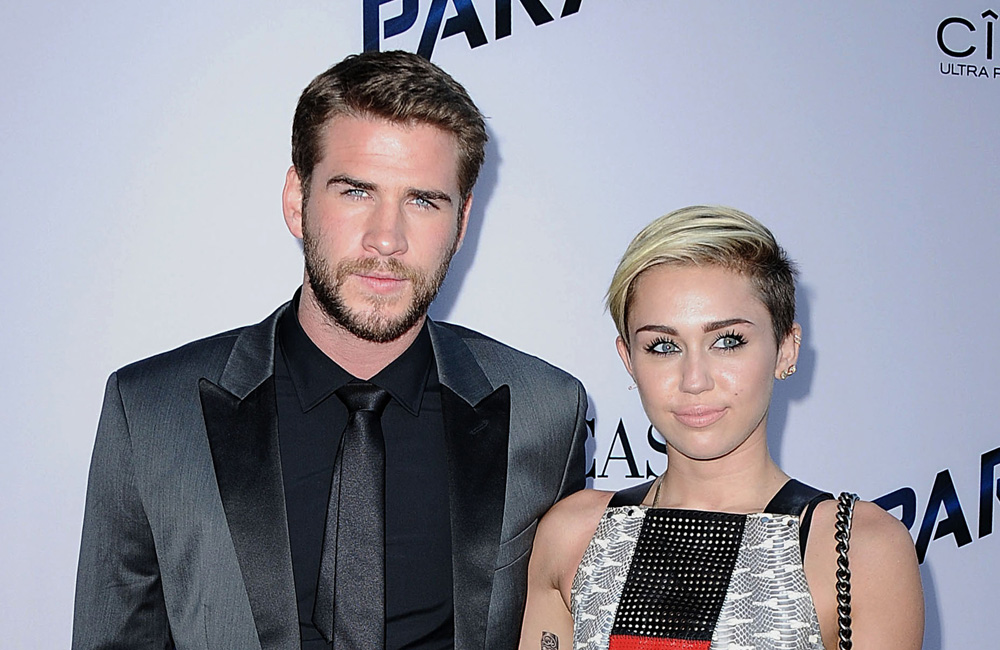 Miley Cyrus and Liam Hemsworth Miley Cyrus and Liam Hemsworth