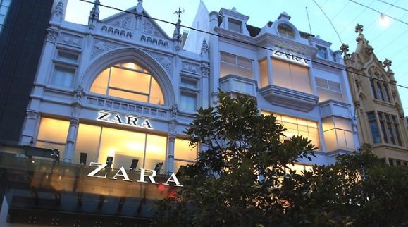 Fashion giant Zara's Melbourne GPO store Fashion giant Zara's Melbourne GPO store
