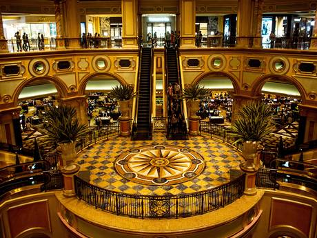 Grand Hall at the Venetian casino in Macau Grand Hall at the Venetian casino in Macau