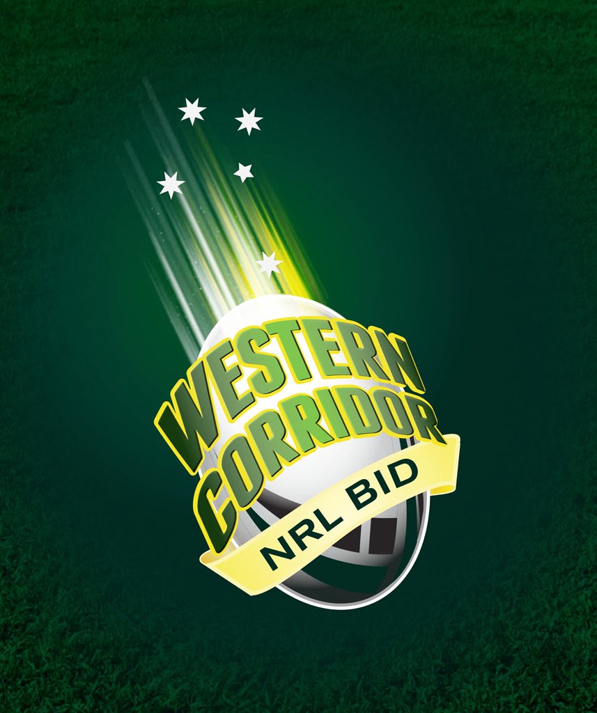 The Western Corridor NRL bid logo. The Western Corridor NRL bid logo.