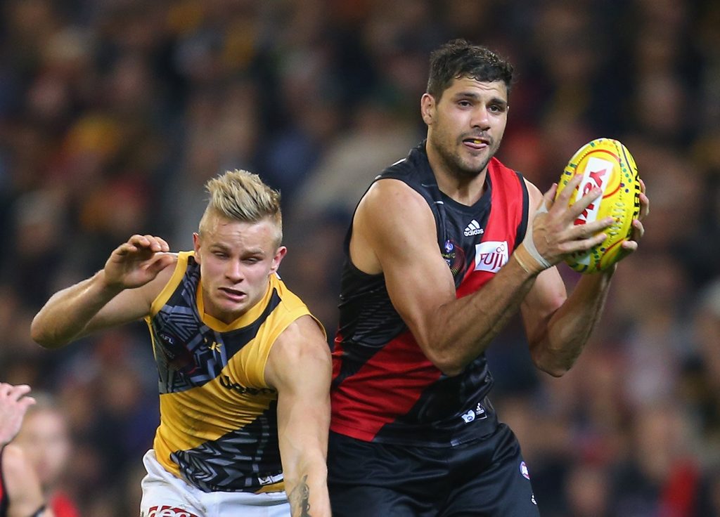 Essendon's Paddy Ryder in action Essendon's Paddy Ryder in action