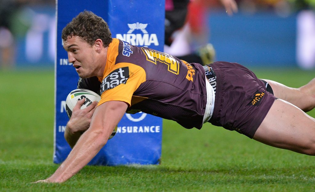 Corey Oates of the Brisbane Broncos. Corey Oates of the Brisbane Broncos.