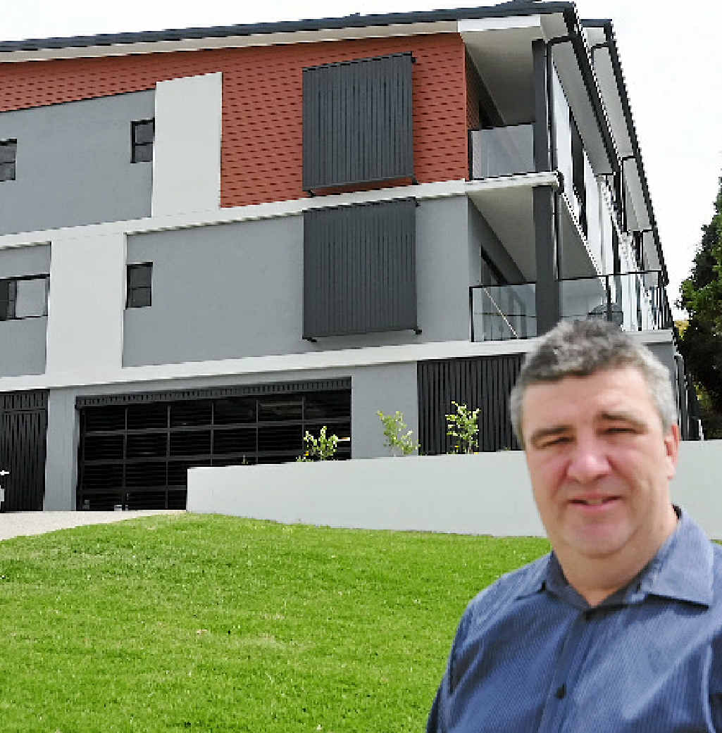 NOT PANICKING: Real estate agent John Fieldus. NOT PANICKING: Real estate agent John Fieldus.