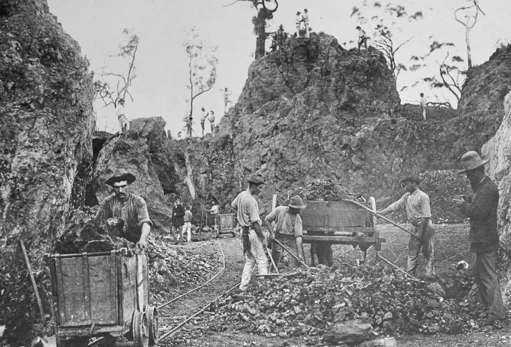 STRUCK GOLD: A gold target located north of Rockhampton won’t be the next Mount Morgan (as shown in this 1888 photo with mine manager Wesley Hall to the right), but it could still hold giant deposits. STRUCK GOLD: A gold target located north of Rockhampton won’t be the next Mount Morgan (as shown in this 1888 photo with mine manager Wesley Hall to the right), but it could still hold giant deposits.