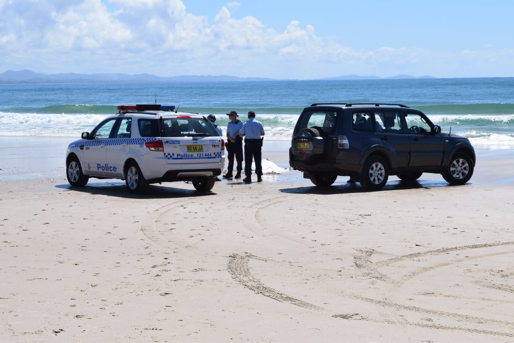 FATAL: The scene at Clarkes Beach this morning following the fatal shark attack. FATAL: The scene at Clarkes Beach this morning following the fatal shark attack.