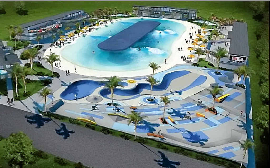 PUMPING: An artist’s impression of the planned park. PUMPING: An artist’s impression of the planned park.