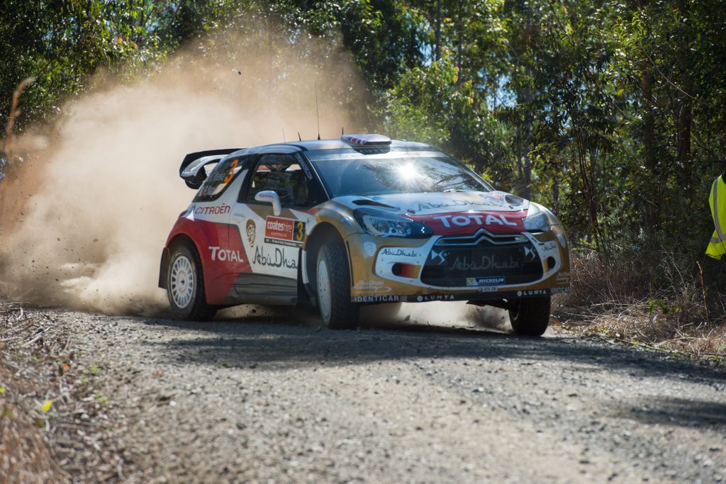WRC coateshire rally australia shakedown session at Hydes creek. Kris Meeke. 11 September 2014. Photo Trevor Veale / Coffs Coast Advocate WRC coateshire rally australia shakedown session at Hydes creek. Kris Meeke. 11 September 2014. Photo Trevor Veale / Coffs Coast Advocate