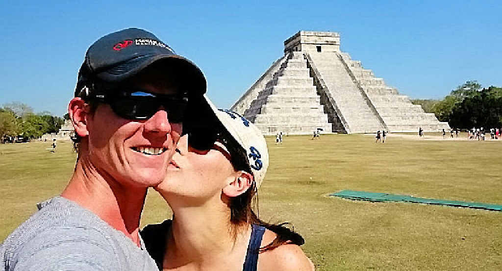 PROPOSAL: Martin Greenhalgh with fiancee Rachael Weidman. PROPOSAL: Martin Greenhalgh with fiancee Rachael Weidman.