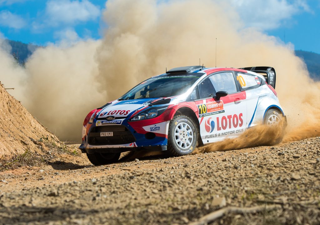 Coates Hire WRC rally, Stage 1 Hydes Creek Glennifer. Robert Kubica. 12 September 2014. Photo Trevor Veale / Coffs Coast Advocate Coates Hire WRC rally, Stage 1 Hydes Creek Glennifer. Robert Kubica. 12 September 2014. Photo Trevor Veale / Coffs Coast Advocate