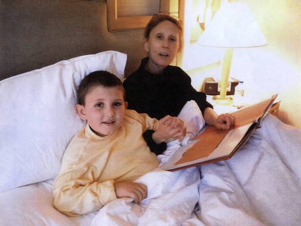 Pharmaceuticals entrepreneur Gigi Jordan, 54, with her son Jude Mirra. Pharmaceuticals entrepreneur Gigi Jordan, 54, with her son Jude Mirra.