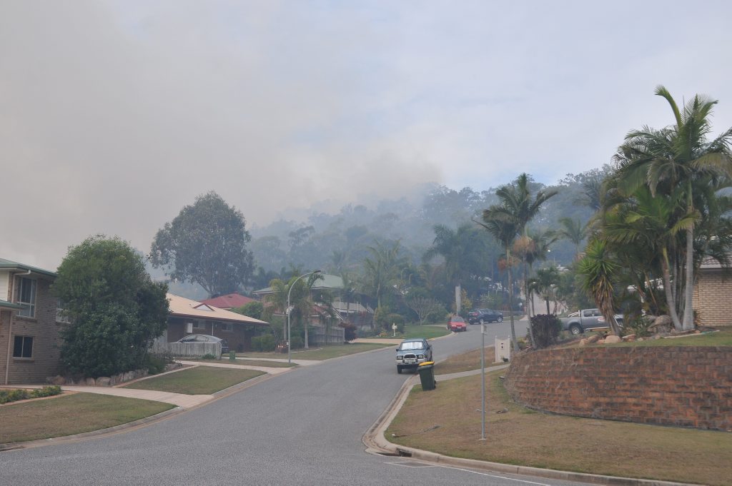 Three fire crews attend a large grass fire burning near Biondello Hill, Telina. Three fire crews attend a large grass fire burning near Biondello Hill, Telina.