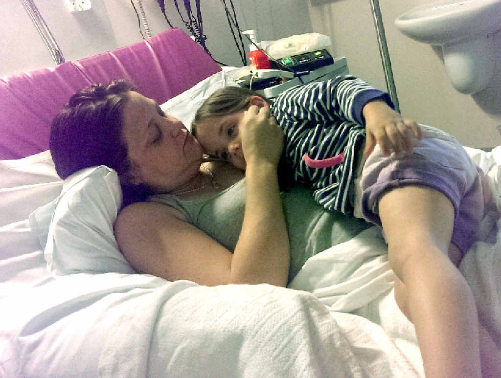 IN NEED:Kathy Abbott with her daughter Phoebe. IN NEED:Kathy Abbott with her daughter Phoebe.
