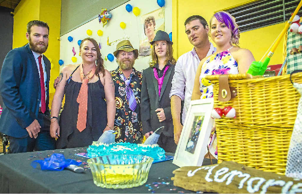 Stewie and Paula Matthews (centre) with sons Matthew, Jacob and Owen and Holly Castles at Brandon’s 21st birthday. Stewie and Paula Matthews (centre) with sons Matthew, Jacob and Owen and Holly Castles at Brandon’s 21st birthday.