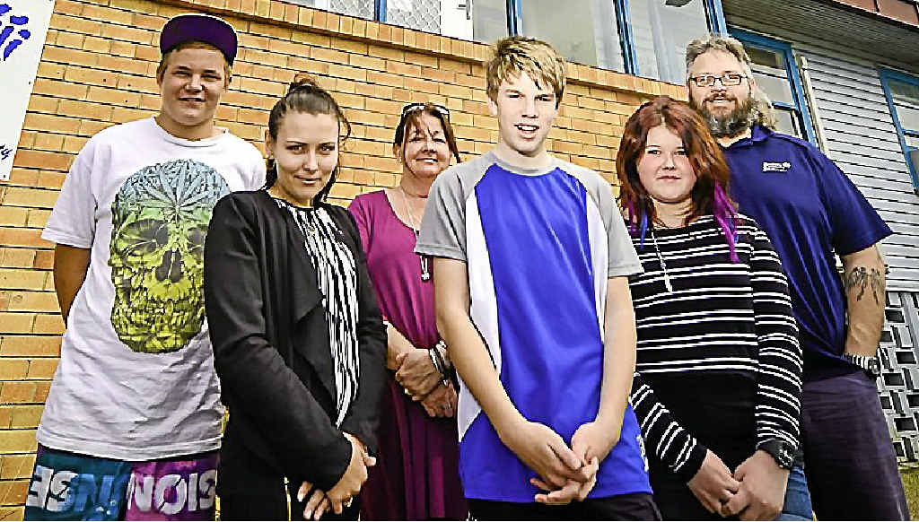 UNIQUE: Roseberry Community Services’ Branchout staff and students Jack, 14, Nicole Morris, Karen Battams, Aaron, 14, Chloe, 14, and Craig Shields. UNIQUE: Roseberry Community Services’ Branchout staff and students Jack, 14, Nicole Morris, Karen Battams, Aaron, 14, Chloe, 14, and Craig Shields.