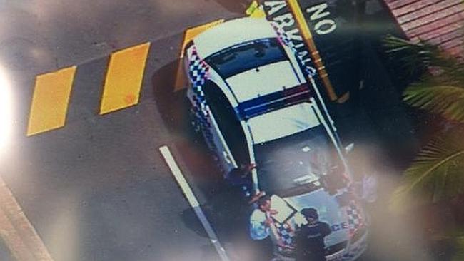 Police at the scene of a suspected drug lab explosion at Robina. Pic: Emmy Kubainski / Channel Seven Police at the scene of a suspected drug lab explosion at Robina. Pic: Emmy Kubainski / Channel Seven