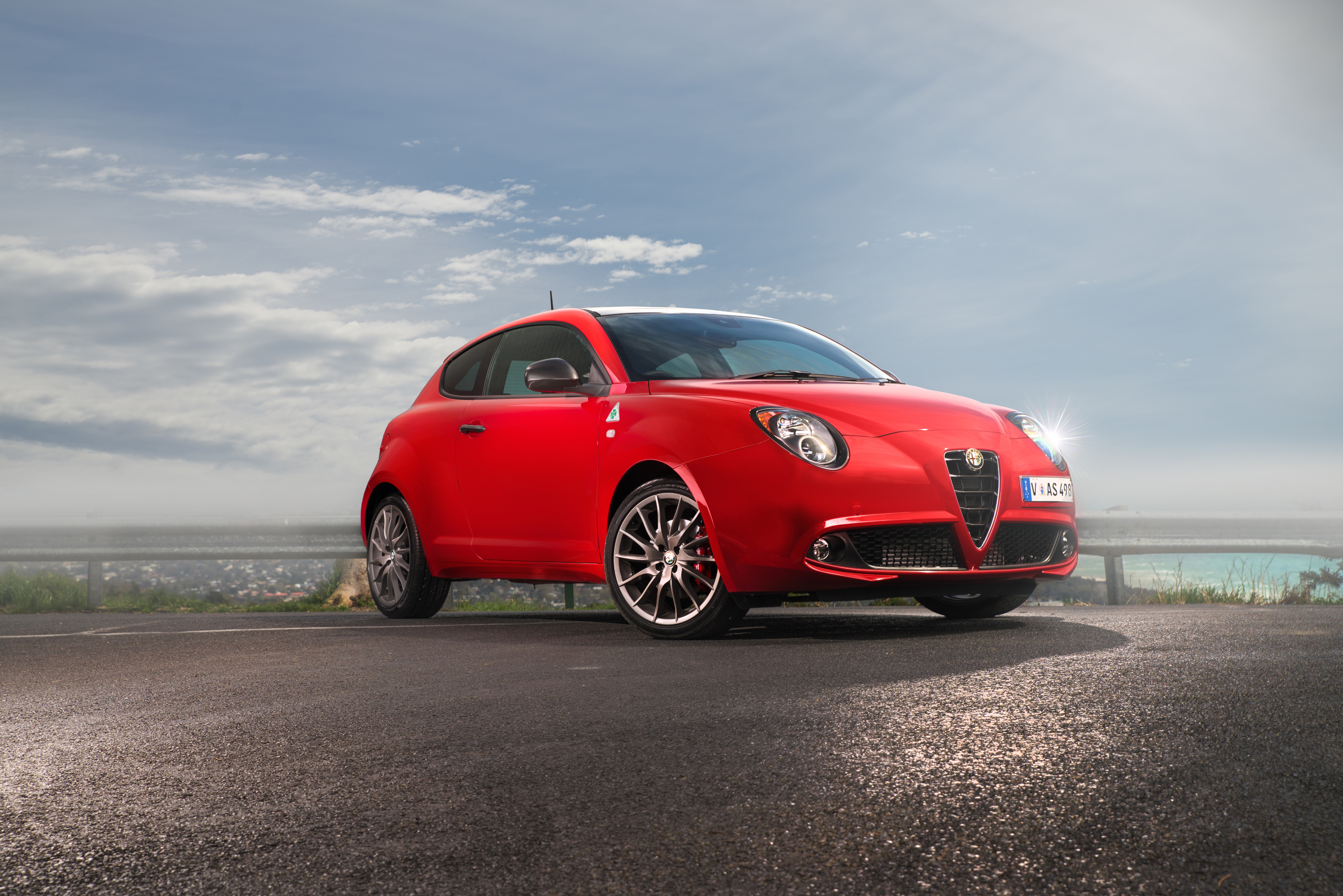 The Alfa Romeo MiTo Quadrifoglio Verde. The Alfa Romeo MiTo Quadrifoglio Verde.