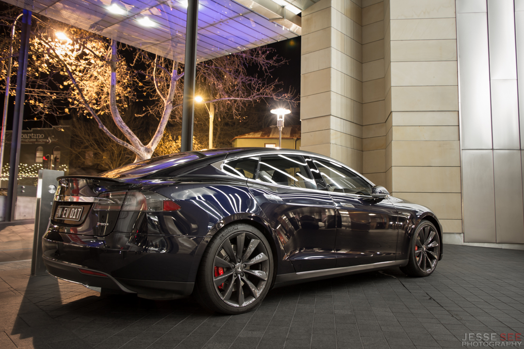 The 2014 Tesla Model S P85. The 2014 Tesla Model S P85.