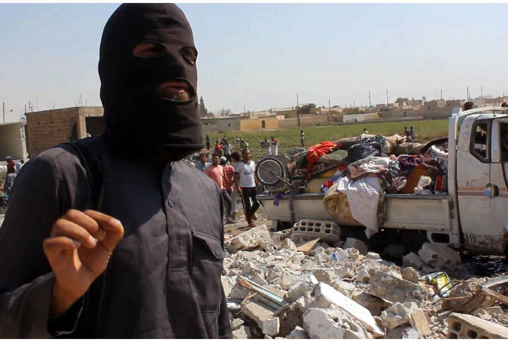 NO RESPECT FOR HUMANITY: A jihadist from the Islamic State. Vietnam vet Dave Morgan says the IS group is worse than communism. NO RESPECT FOR HUMANITY: A jihadist from the Islamic State. Vietnam vet Dave Morgan says the IS group is worse than communism.
