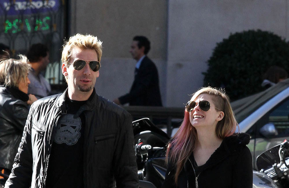 Chad Kroeger and Avril Lavigne 