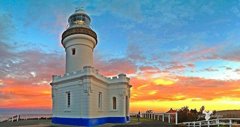 Cape Byron lighthouse - Symbol of home. Cape Byron lighthouse - Symbol of home.