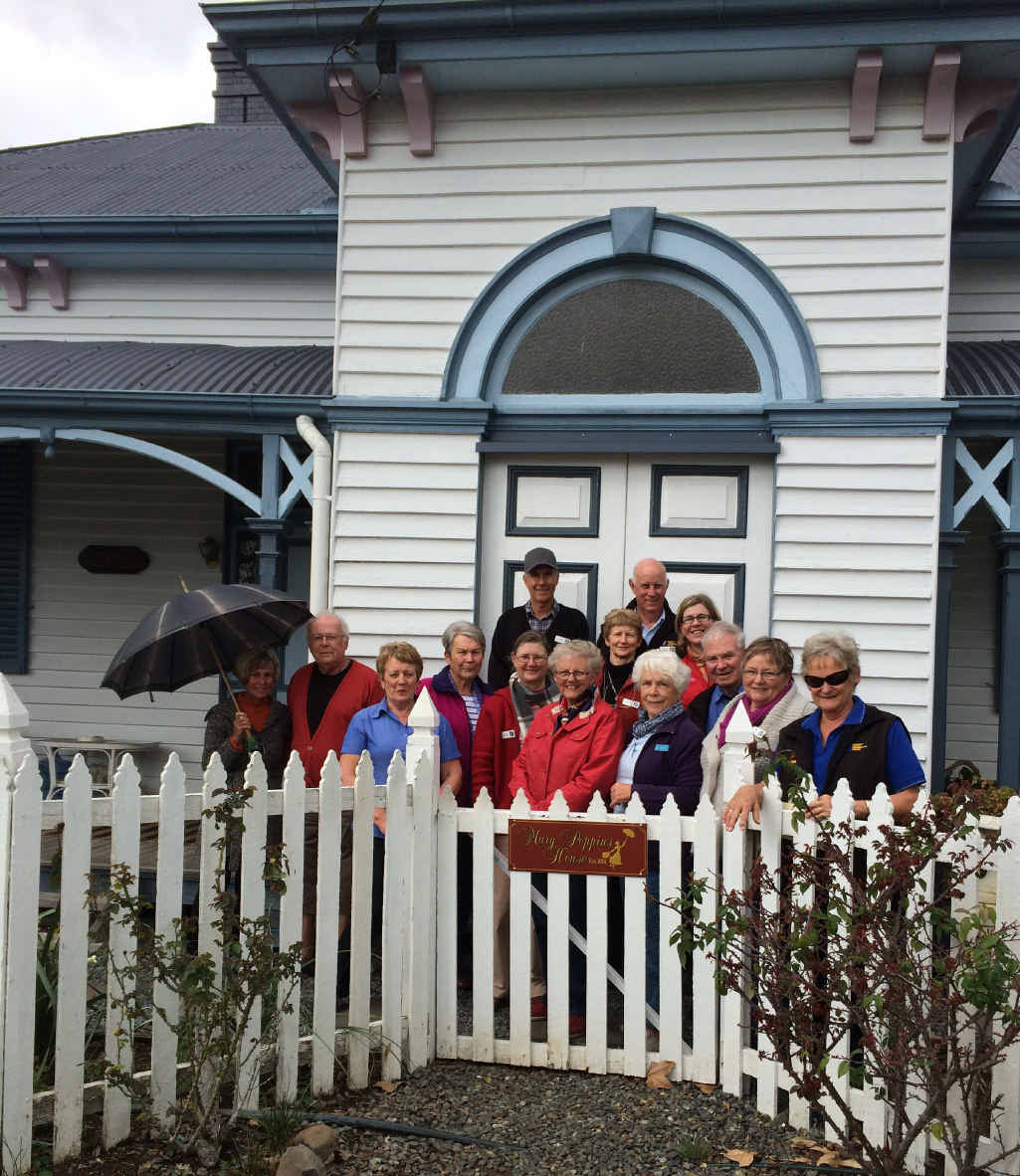 VOLUNTEERS REWARD: The Warwick Visitor Information Centre team at their last famil, which included a trip to the Mary Poppins House in Allora. VOLUNTEERS REWARD: The Warwick Visitor Information Centre team at their last famil, which included a trip to the Mary Poppins House in Allora.