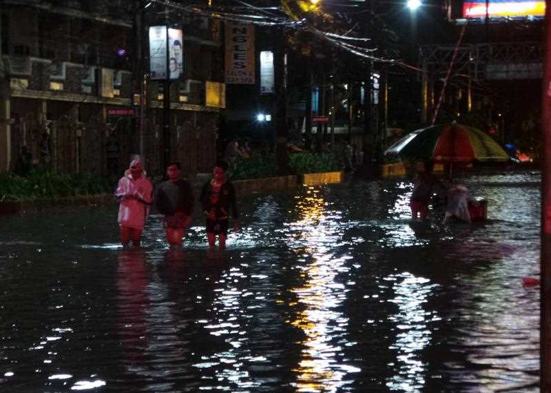 The storm brought 53 mph winds to the area north of Manila on the island of Luzon. Residents have been warned of landslides and extreme rainfall as government and school buildings have been closed. The storm brought 53 mph winds to the area north of Manila on the island of Luzon. Residents have been warned of landslides and extreme rainfall as government and school buildings have been closed.